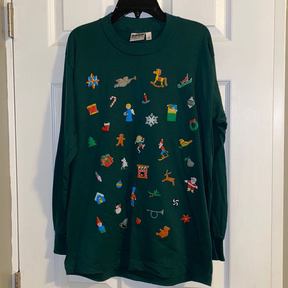 Vintage Hobo Signs Christmas Symbols Long Sleeve Shirt